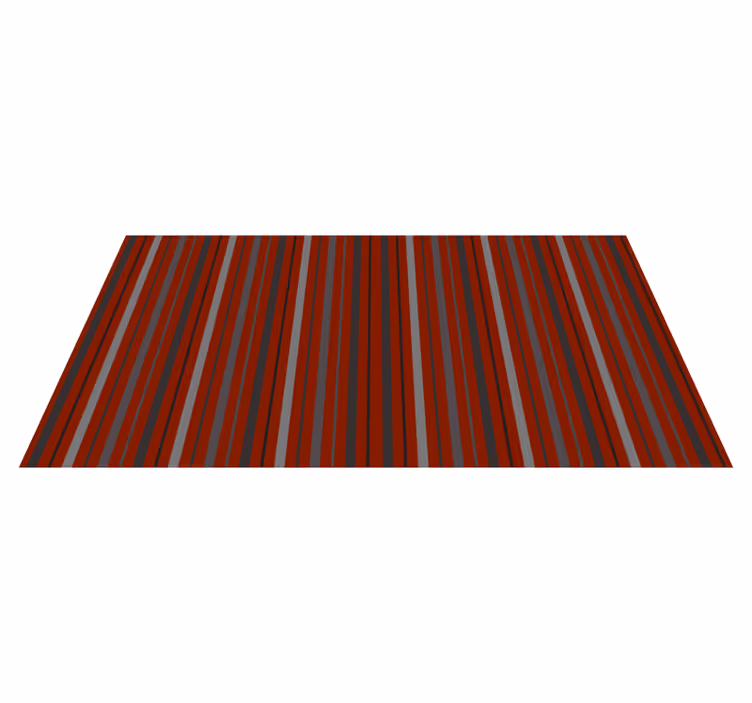 Alfombra vinílica rayas Rayas rojas y grises - TenVinilo