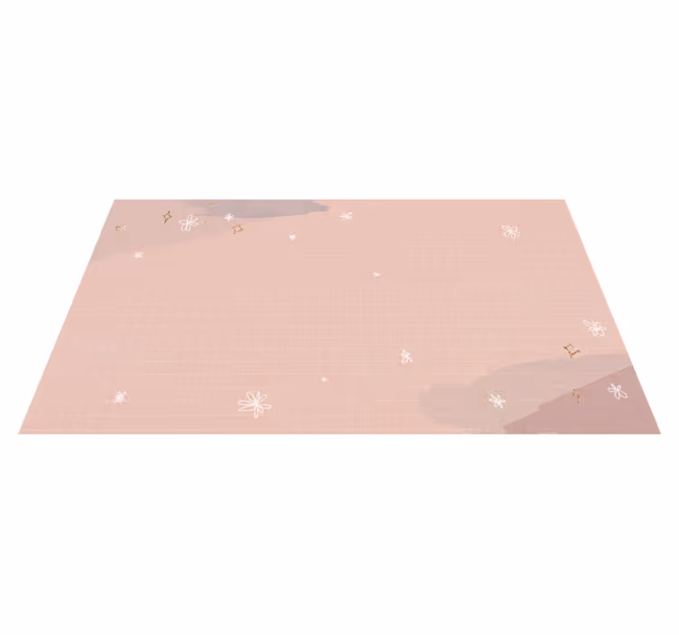 Alfombra vinilo pasillo Fondo beige - TenVinilo