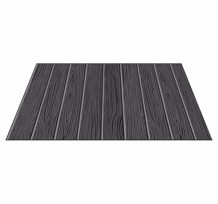 Alfombra vinílica imitación madera acabado oscuro y elegante - TenVinilo