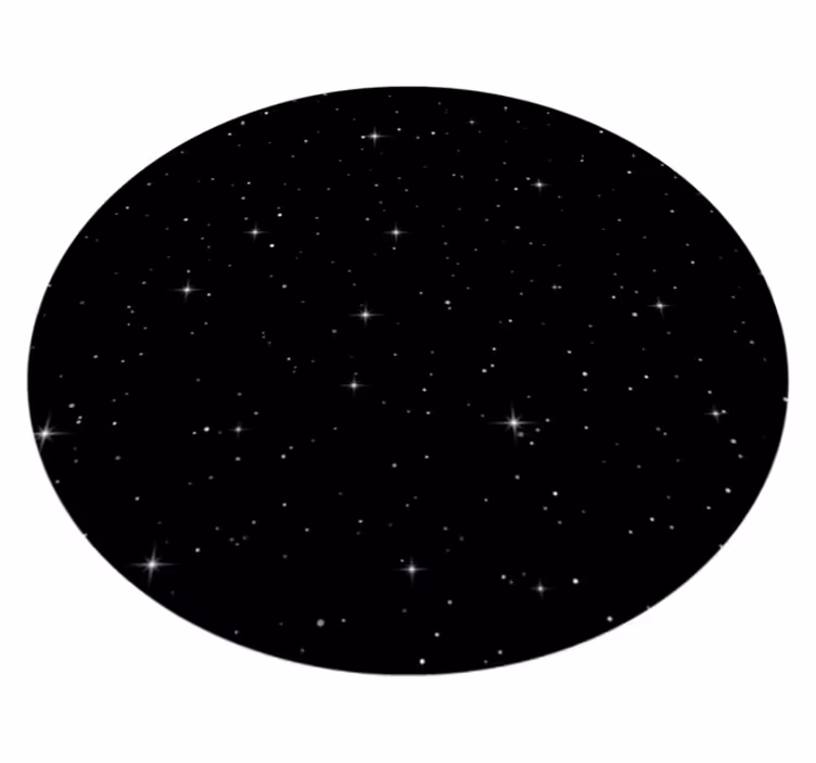 Alfombra vinílica de estrellas visión nocturna estrellada - TenVinilo