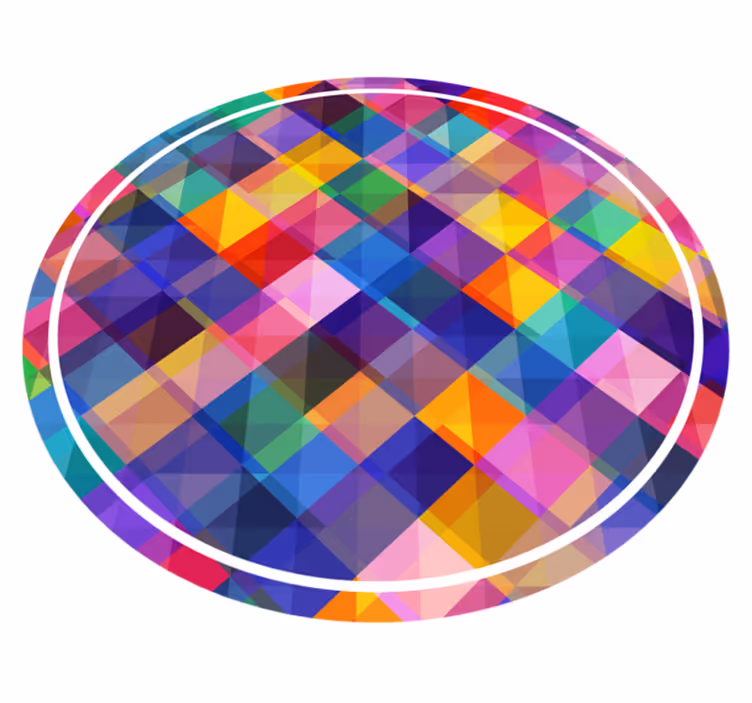 Alfombra vinilo cocina Mosaicos de colores - TenVinilo
