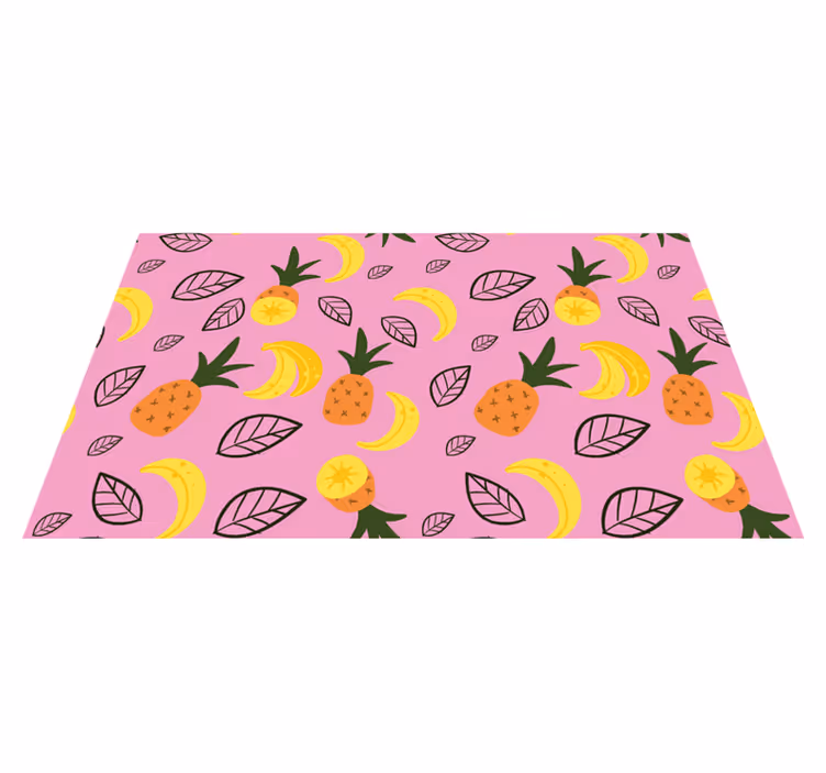 Alfombra vinílica cocina delicia de frutas exóticas - TenVinilo