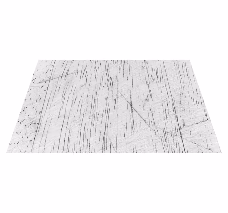 Alfombra vinílica imitación elegante madera blanca - TenVinilo