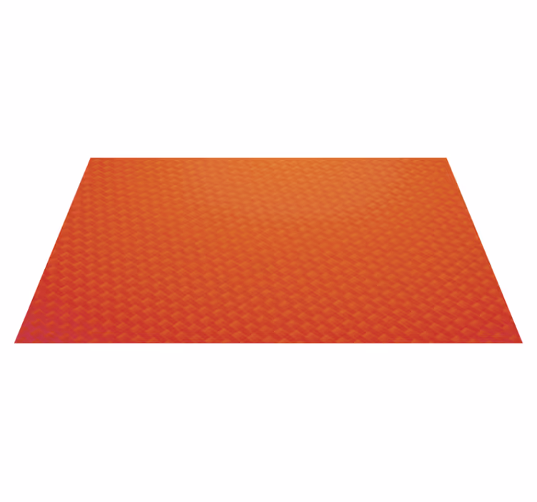 Alfombra vinílica textura Carbono naranja - TenVinilo