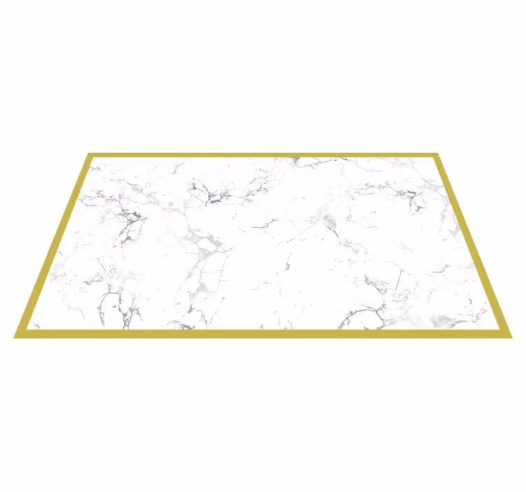 Alfombra vinílica imitación mármol efecto delineado elegante - TenVinilo
