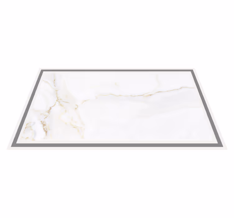 Alfombra vinílica imitación mármol elegantes venas blancas - TenVinilo