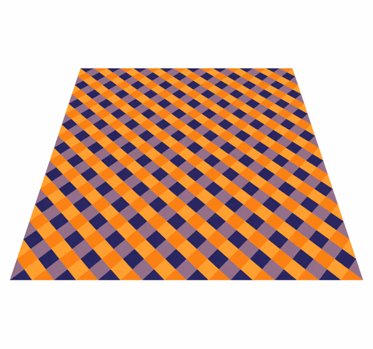 Alfombra vinílica rayas bloques de colores diagonales - TenVinilo