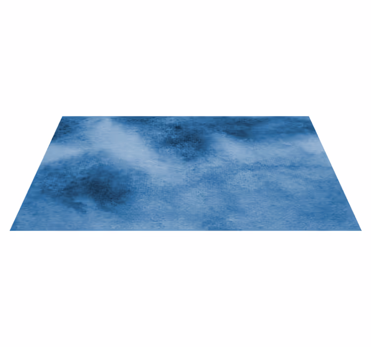 Alfombra vinílica imitación mármol textura azul elegante - TenVinilo