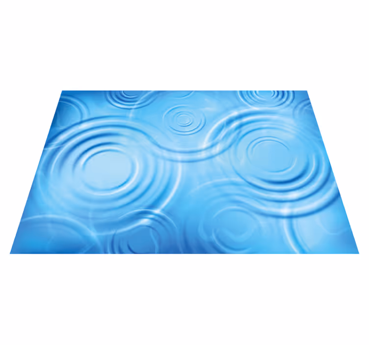Alfombra vinílica imitación efecto de ondas de agua - TenVinilo