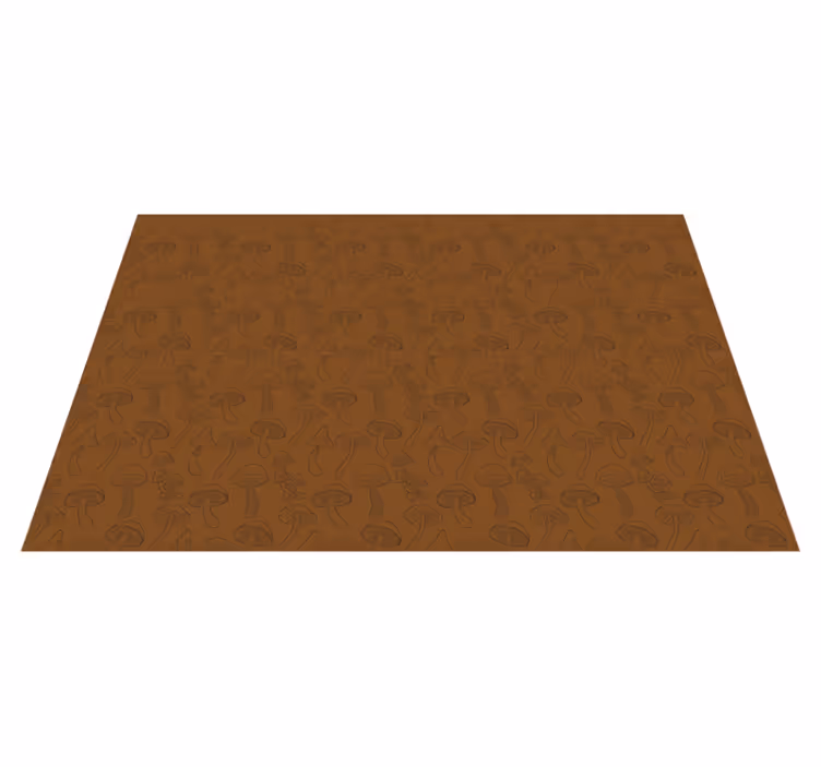 Alfombra vinílica naturaleza patrón de hongo - TenVinilo
