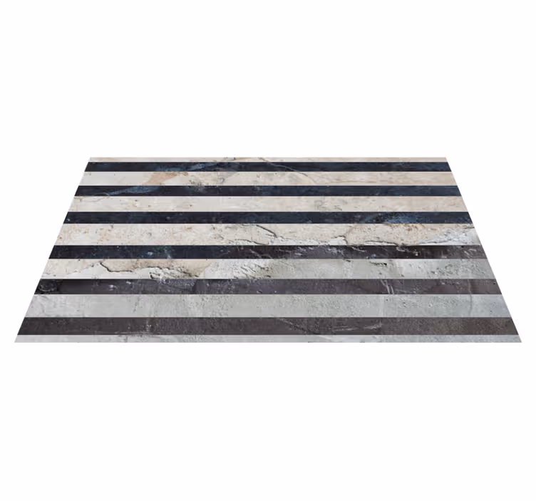 Alfombra vinílica imitación piedra patrón de piedra rayada - TenVinilo
