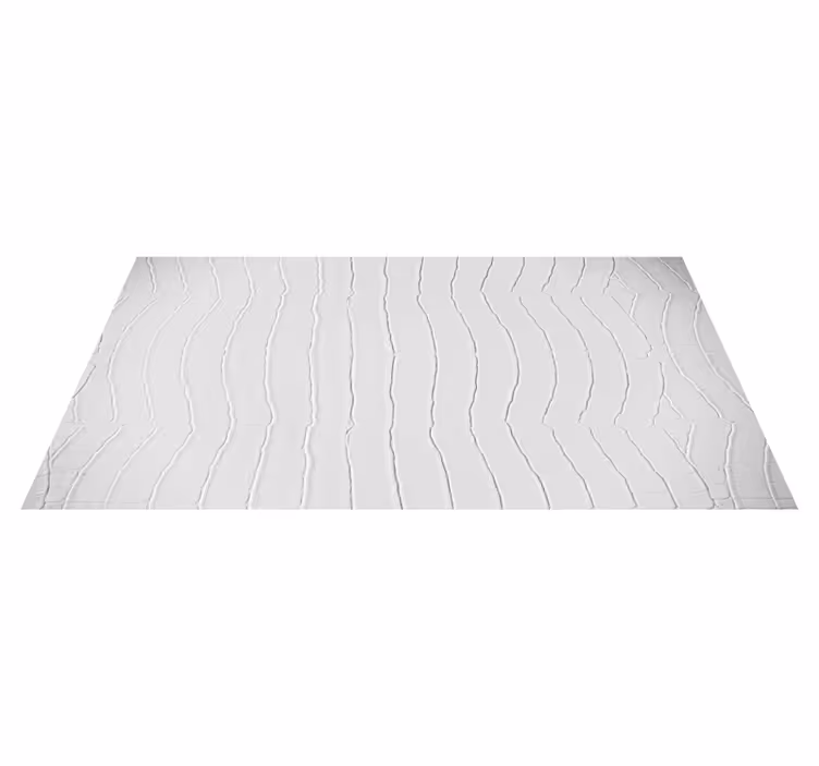 Alfombra vinilo rectangular Textura de cuero blanco - TenVinilo