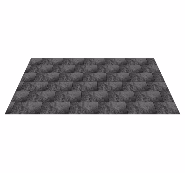 Alfombra vinílica imitación piedra patrón estilo carbón - TenVinilo