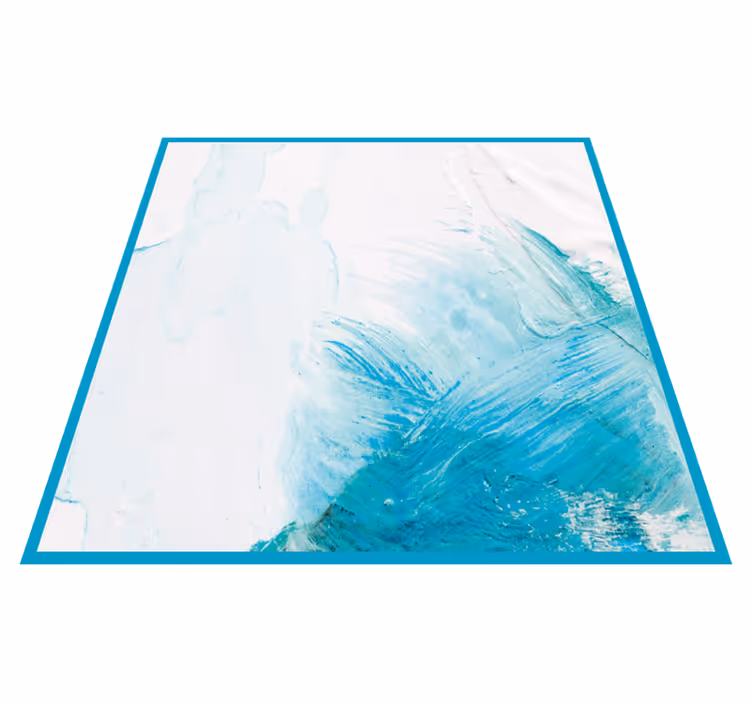 Alfombra vinilo cuadrada Pintura al óleo con textura abstracta - TenVinilo
