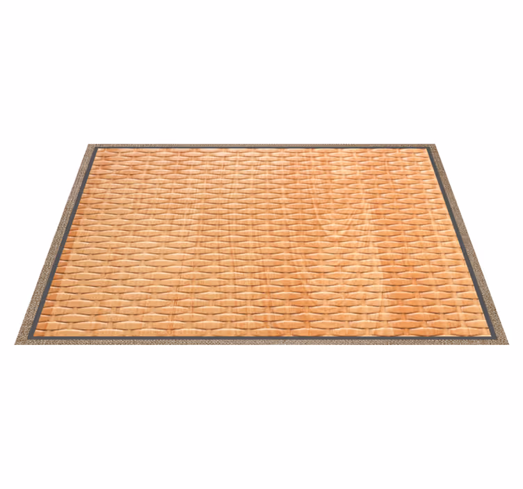 Alfombra vinílica textura Imitación clásica de fibra natural con  - TenVinilo