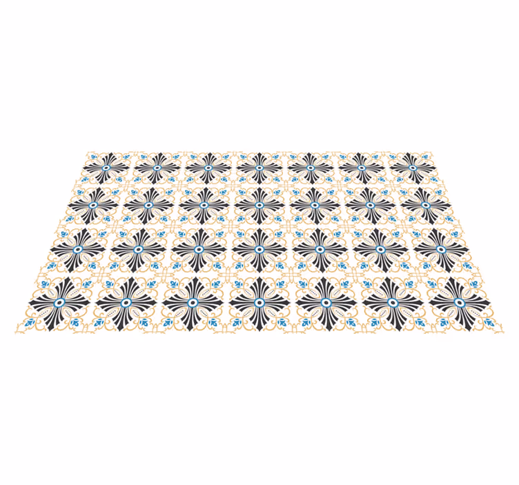 Alfombra vinílica mosaico estilo mosaico elegante - TenVinilo