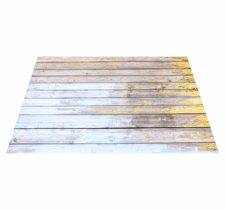 Alfombra vinílica imitación madera superficie envejecida - TenVinilo