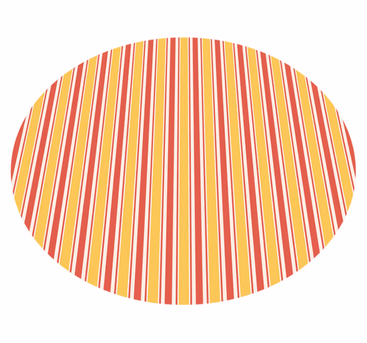 Alfombra vinílica rayas amarillo y morado - TenVinilo