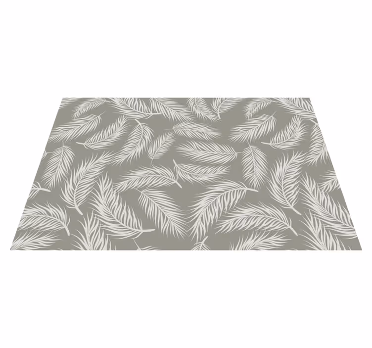 Alfombra vinílica naturaleza concepto botánico de follaje - TenVinilo