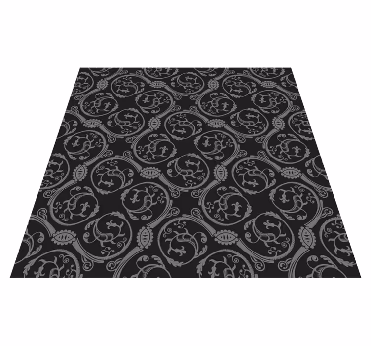 Alfombra vinílica vintage Motivos góticos - TenVinilo