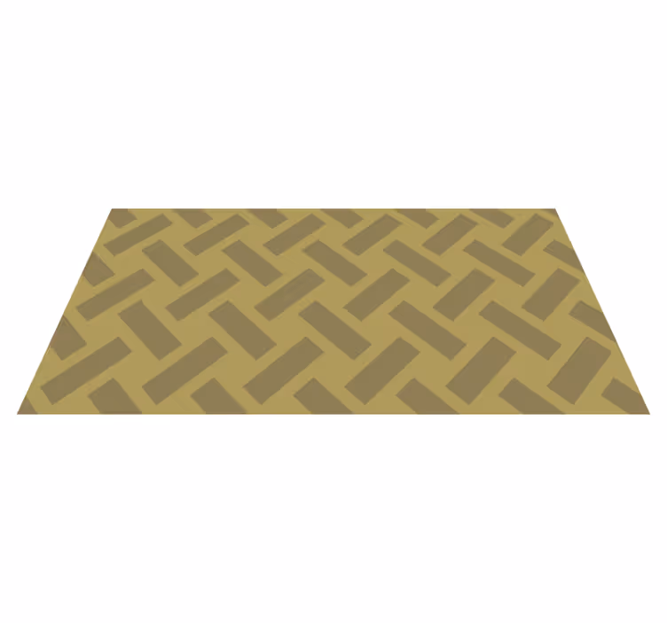 Alfombra vinílica geométrica galón en zigzag - TenVinilo