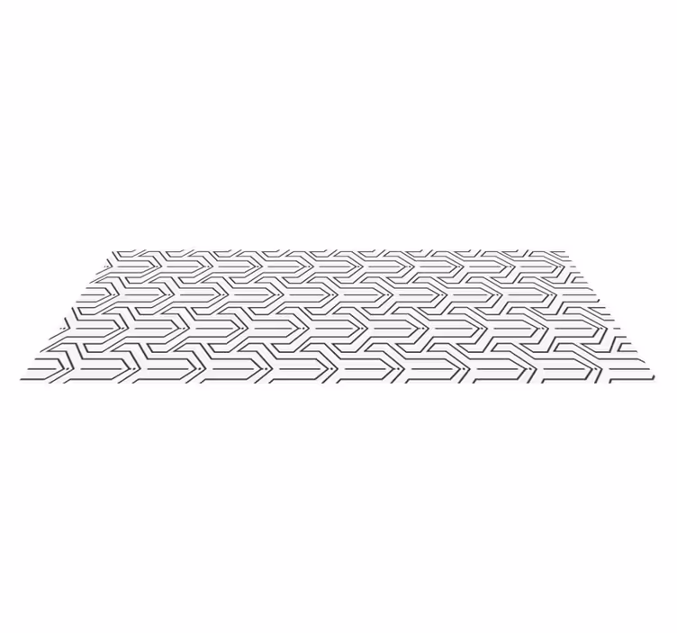 Alfombra de vinilo geométrica patrón geométricoPatrón geométrico - TenVinilo