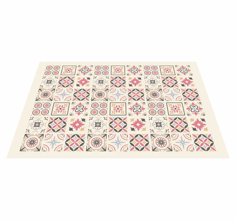 Alfombra vinilo azulejos "Colegio Nicolle" - TenVinilo
