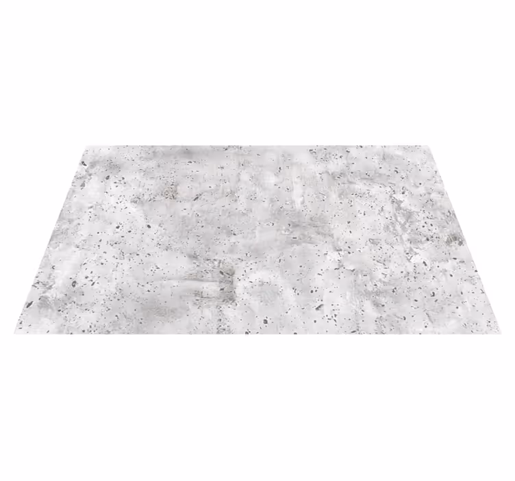 Alfombra vinilo comedor efecto cemento gris - TenVinilo