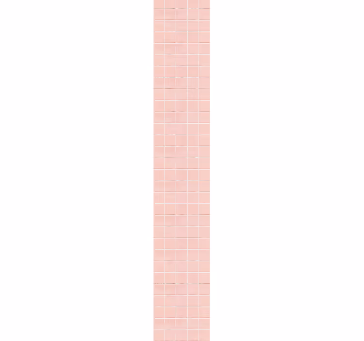 Papel tapiz azulejos patrón de mosaico rosa - TenVinilo