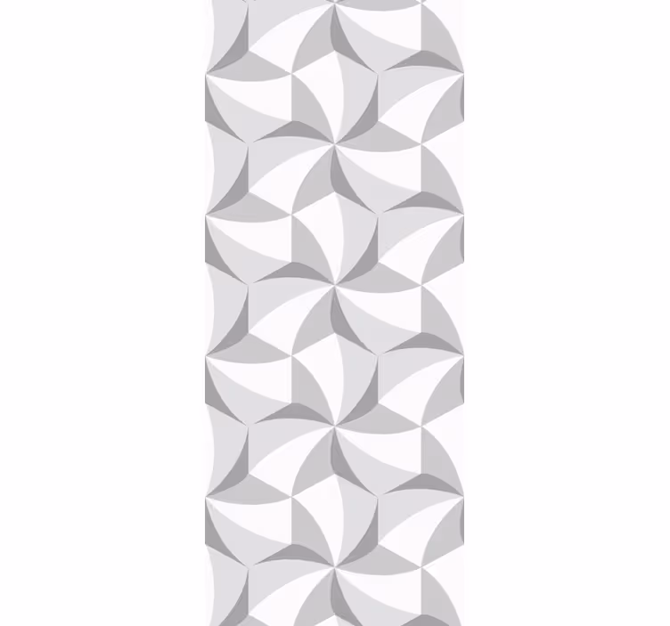 Papel tapiz geométrico formas grises elegantes - TenVinilo