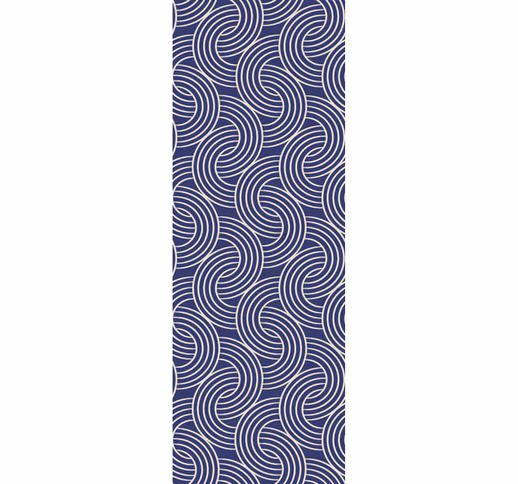 Papel tapiz geométrico elegantes ondas espirales - TenVinilo