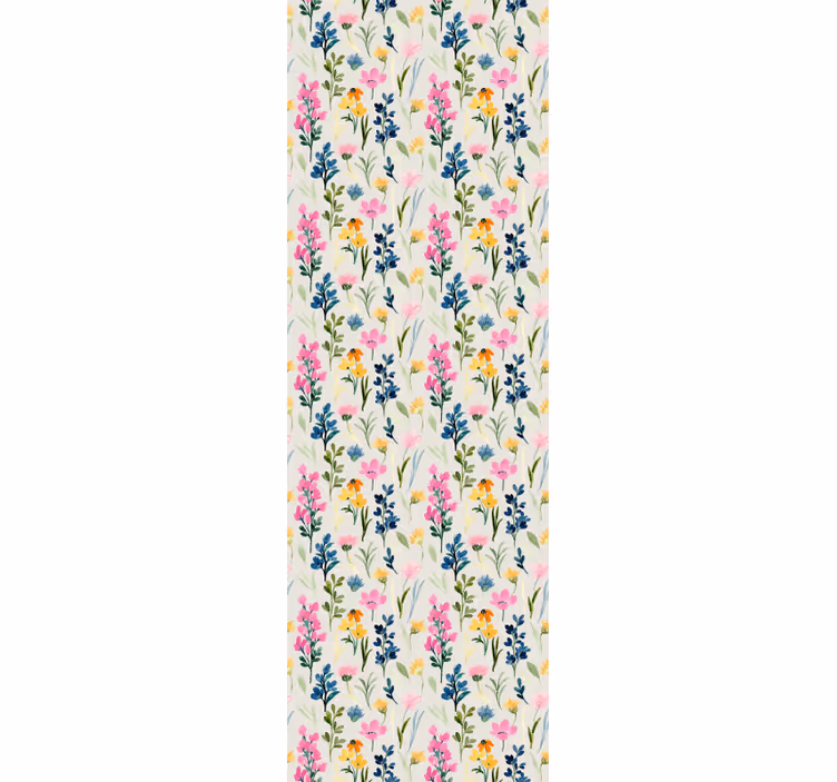 Papel tapiz flores arreglo floral colorido - TenVinilo