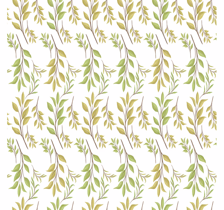 Papel tapiz naturaleza motivo verde exuberante - TenVinilo