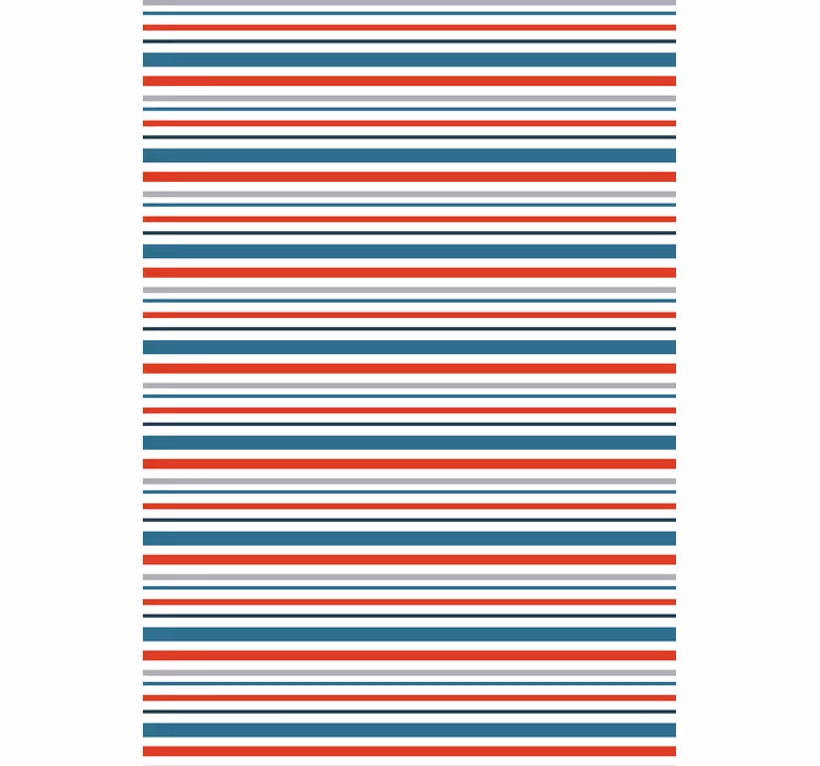 Papel tapiz ornamental diseño rayas retro marinas - TenVinilo
