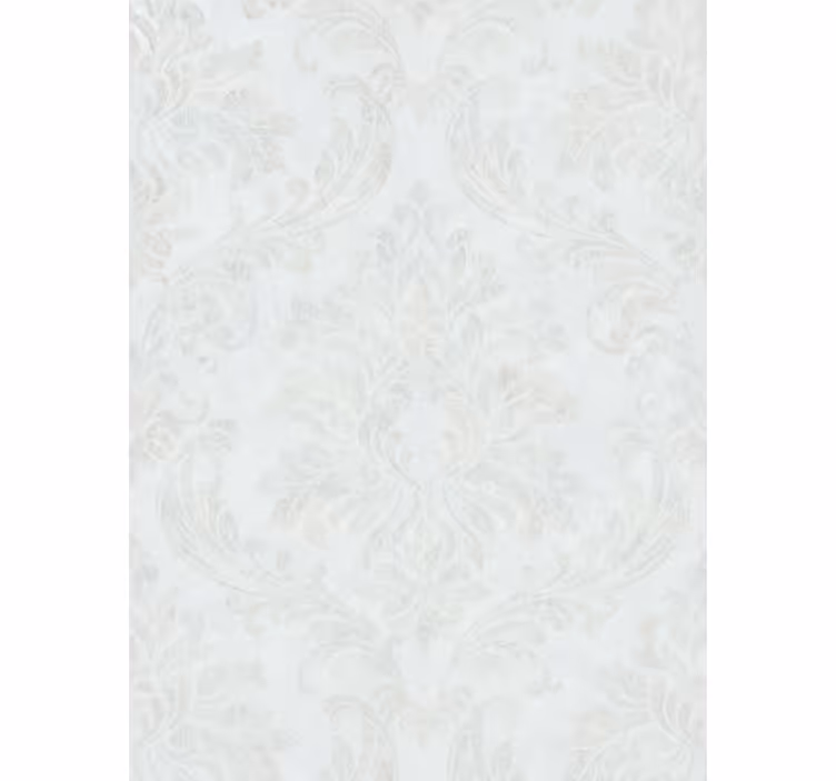 Papel tapiz para sala con diseño damasco floral - TenVinilo