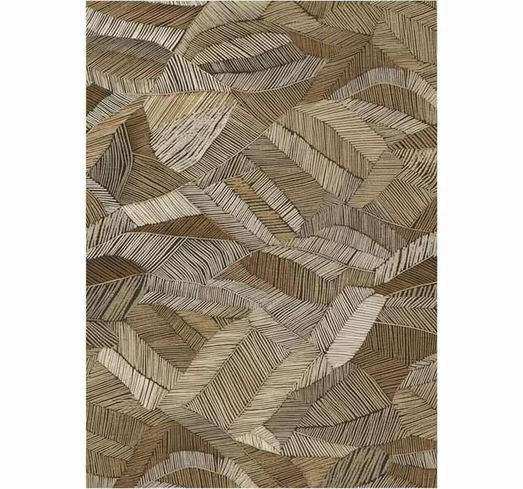 Papel tapiz para sala tonos tierra geométricos abstractos - TenVinilo