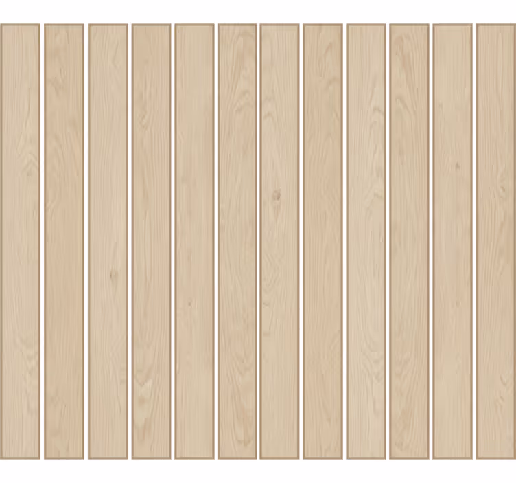Papel tapiz para sala listones de roble claro - TenVinilo