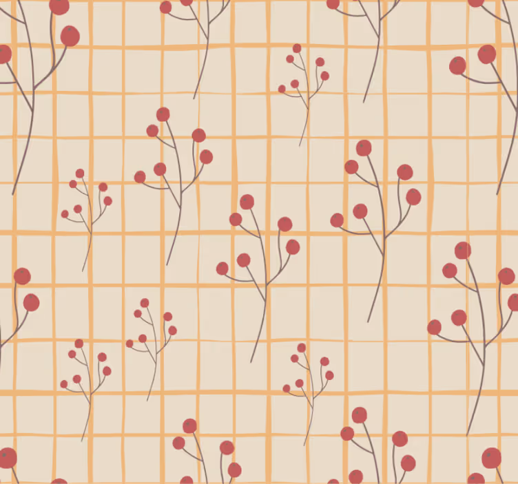 Papel tapiz para recámara patrón floral - TenVinilo