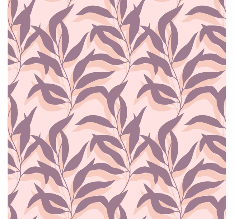 Papel tapiz para recámara palma tropical rosado - TenVinilo