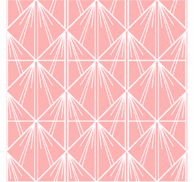 Papel tapiz ornamental diseño geométrico - TenVinilo