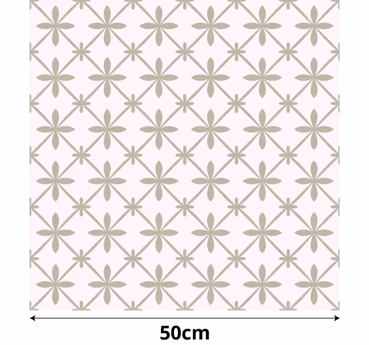 Papel tapiz para recámara patrón vintage sencillo - TenVinilo