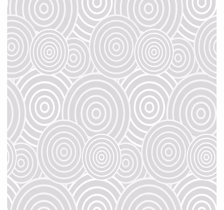 Papel tapiz para recámara patrón de líneas circulares - TenVinilo