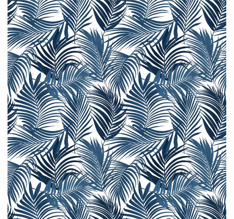 Papel tapiz para recámara componentes de hojas tropicales - TenVinilo