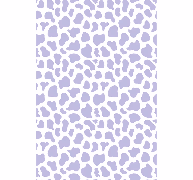 Papel tapiz animales estampado de vaca púrpura - TenVinilo