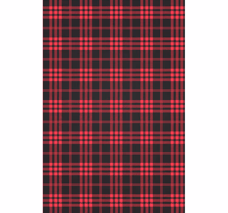 Papel tapiz navidad patrón tartan navideño - TenVinilo