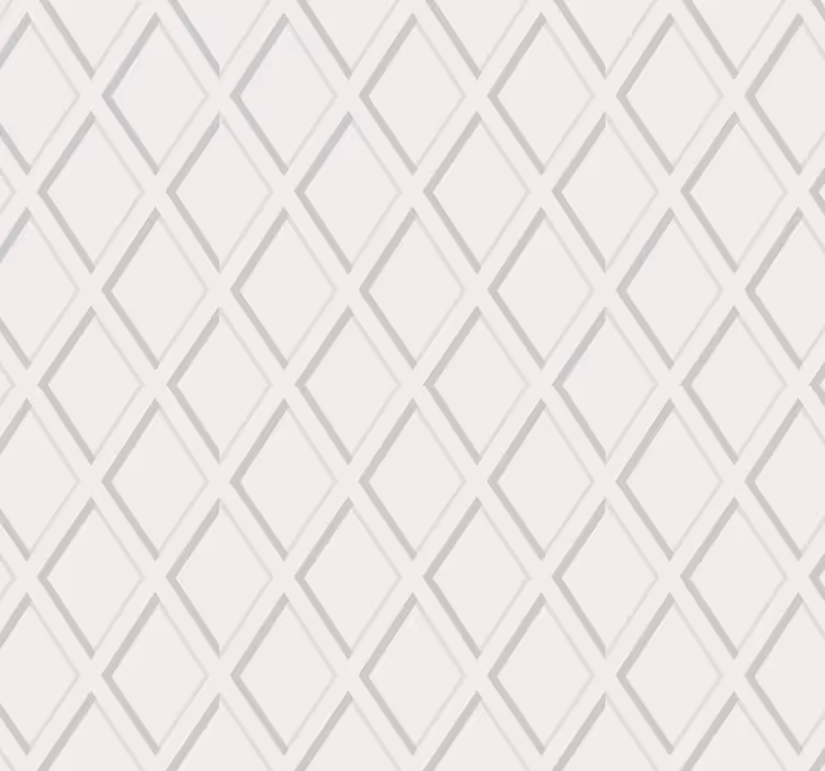 Papel tapiz pasillo patrón rombo 3d hamptons - TenVinilo