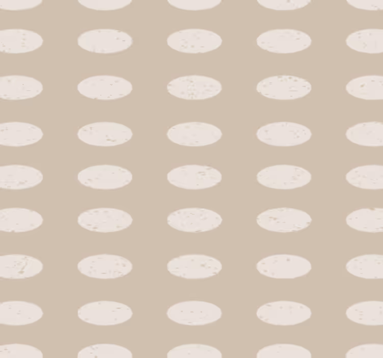 Papel tapiz pasillo patrón de círculos blancos geométricos - TenVinilo