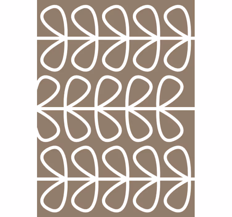 Papel tapiz geométrico patrón de bucle geométrico - TenVinilo