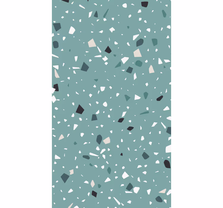 Papel tapiz textura aquamarina terrazzo - TenVinilo