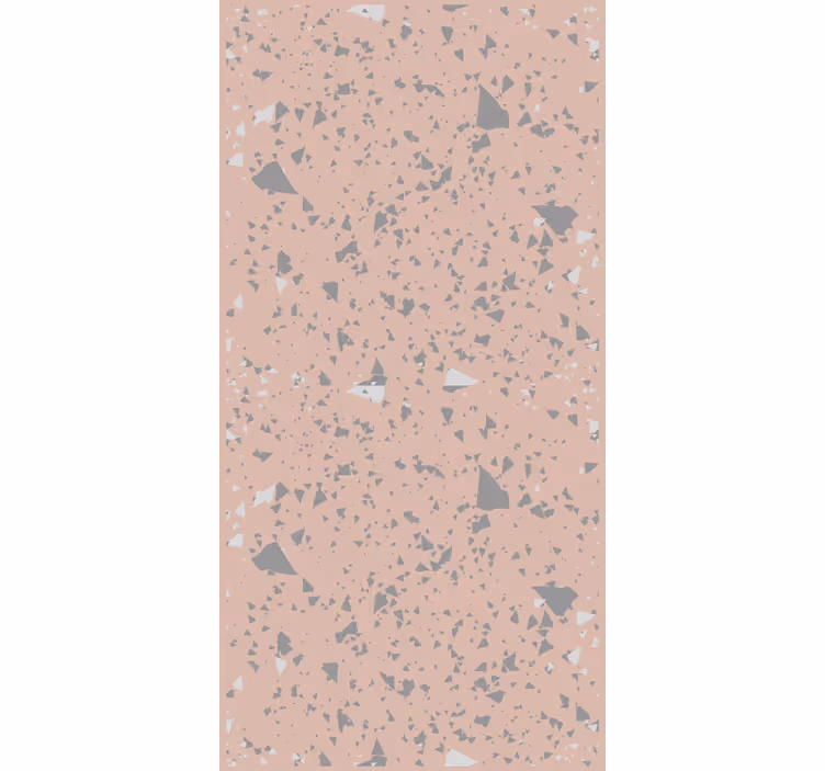 Papel tapiz textura terrazo rosa y gris - TenVinilo